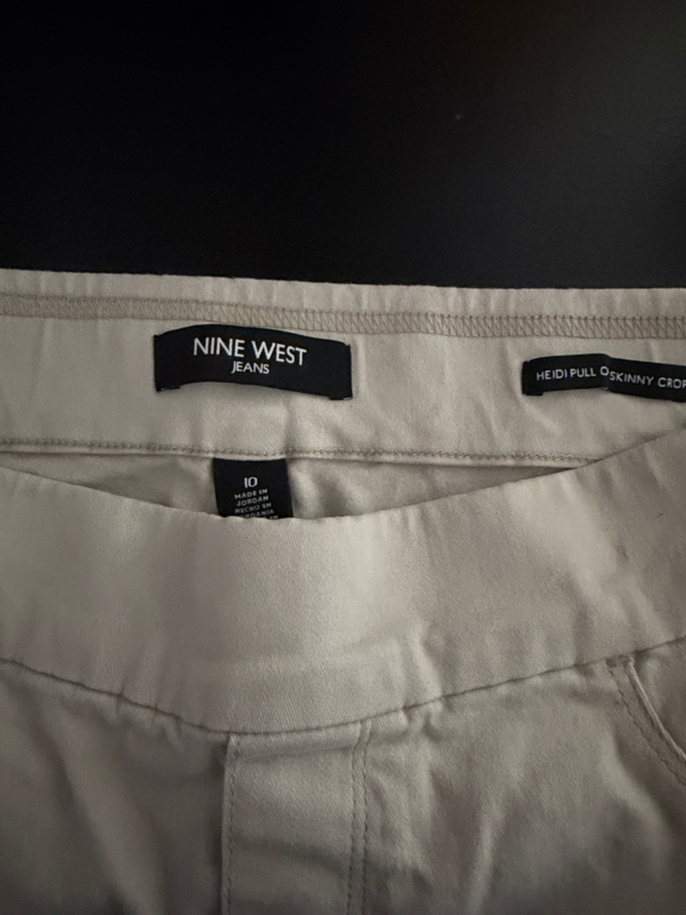 Nine West Beige Cropped Pants